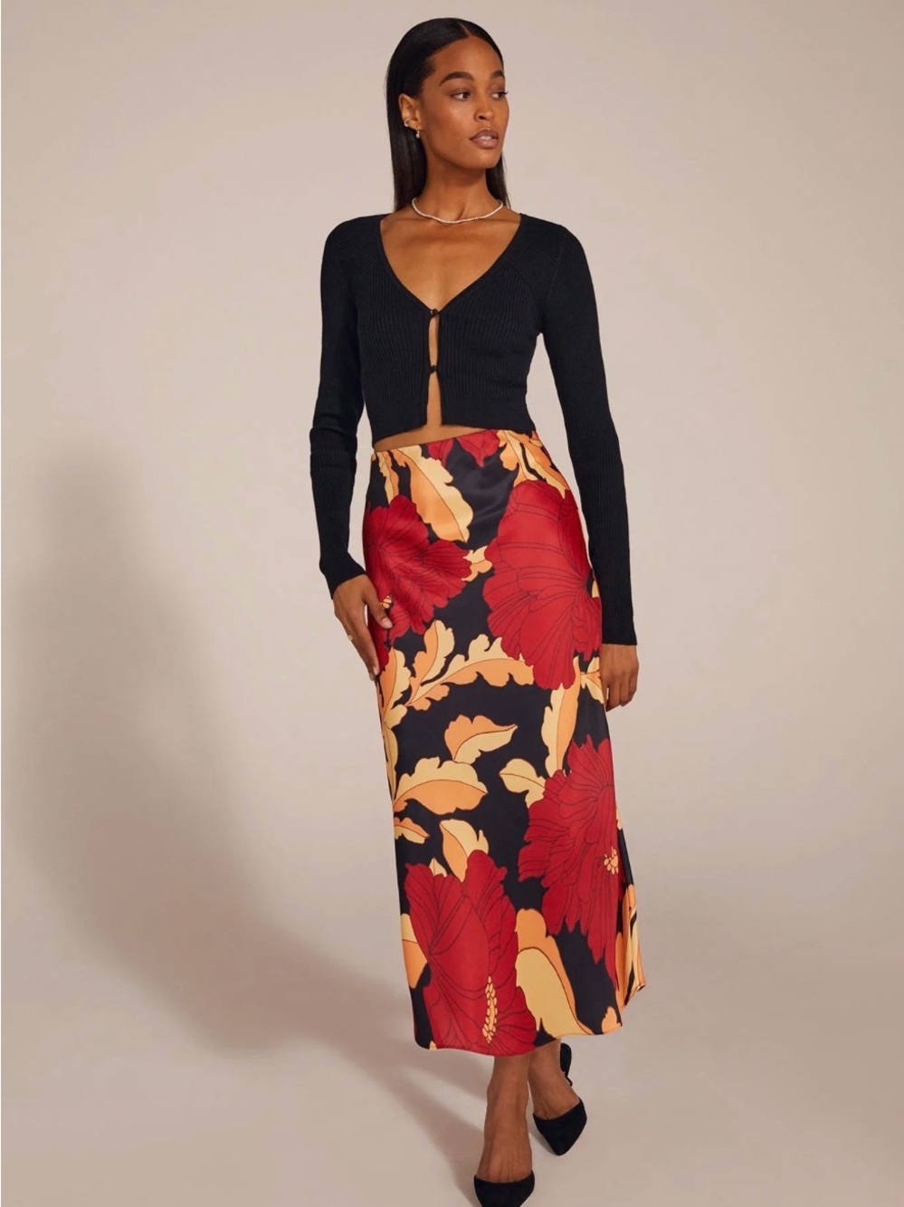 Favorite Daughter the Favorite Floral Print Skirt